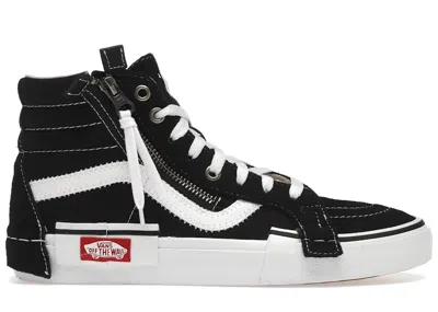 Pre-owned Vans Men's  Sk8hi Reissue Ca Sneakers In Black/true White