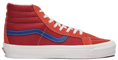 Pre-owned Vans Men's  Sk8hi Sneakers In Grenadine/pompeian Red