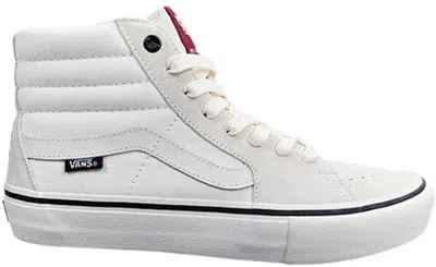 Pre-owned Vans Men's  Sk8hi Sour Solution Sneakers In Marshmallow/ruby Wine