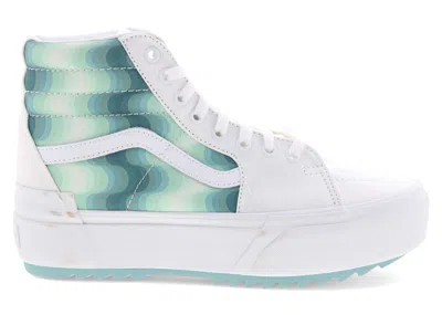 Pre-owned Vans Men's  Sk8hi Stacked Sneakers In Mint/gradient