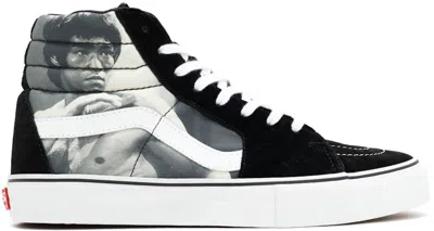 Pre-owned Vans Men's  Sk8hi Supreme Bruce Lee () Sneakers In White/black/grey In Multi