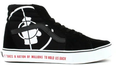 Pre-owned Vans Men's  Sk8hi Supreme Public Enemy Sneakers In Black/white