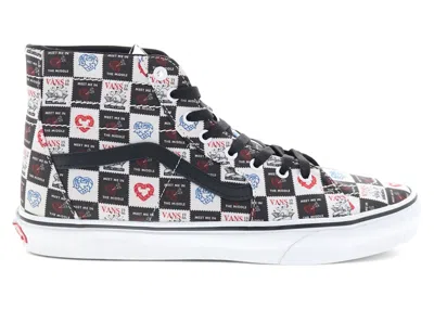 Pre-owned Vans Men's  Sk8hi Tapered Love Letters Sneakers In Black/true White