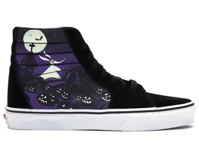 Pre-owned Vans Men's  Sk8hi The Before Christmas Sneakers In Jack/nightmare