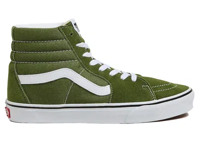 Pre-owned Vans Men's  Sk8hi Theory Sneakers In Pesto