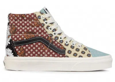 Pre-owned Vans Men's  Sk8hi Tiger Patchwork Sneakers In Black/true White In Multi