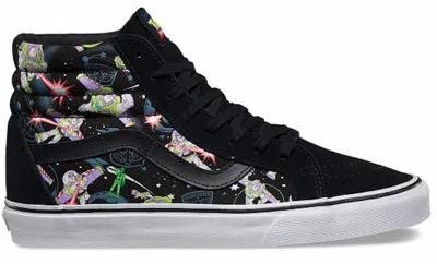 Pre-owned Vans Men's  Sk8hi Toy Story Buzz Lightyear Sneakers In Black
