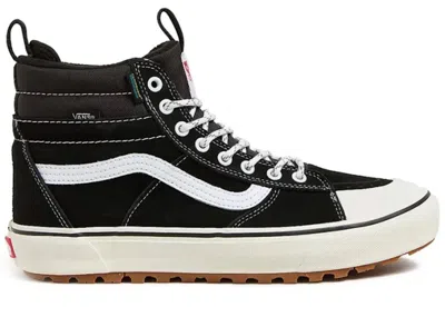 Pre-owned Vans Men's  Sk8hi Waterproof Mte Gum Sneakers In Black/true/white