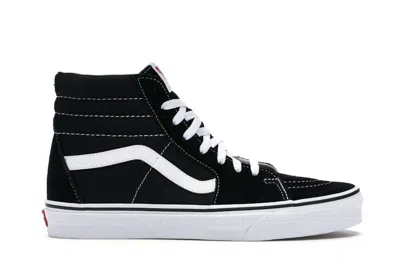Pre-owned Vans Men's  Sk8hi White Sneakers In Black/true White