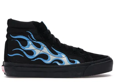 Pre-owned Vans Men's  Sk8hi Wtaps Sneakers In Blue Flame