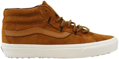 Pre-owned Vans Men's  Sk8mid Reissue G Mte Sneakers In Sudan Brown/marshmallow