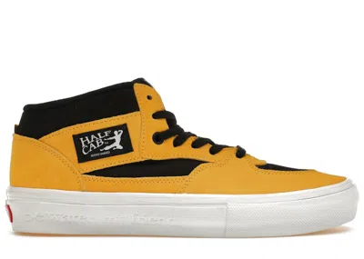 Pre-owned Vans Men's  Skate Half Cab Bruce Lee Sneakers In Black/yellow