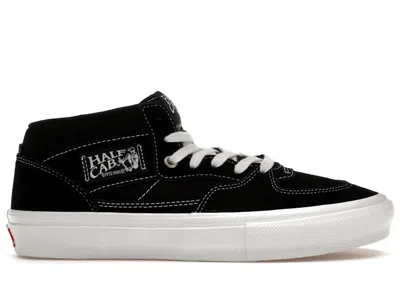 Pre-owned Vans Men's  Skate Half Cab Sneakers In Black/white