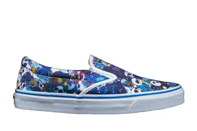 Pre-owned Vans Men's  Slip On Murakami S Sneakers In Blue Skull