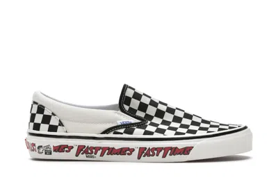 Pre-owned Vans Men's  Slipon 98 Dx Anaheim Factory Fast Times Sneakers In Og Fast Times