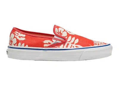 Pre-owned Vans Men's  Slipon Anaheim Factory 48 Deck Dx Sneakers In Orange/cream