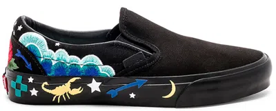 Pre-owned Vans Men's  Slipon Desert Embellish Sneakers In Black