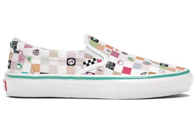 Pre-owned Vans Men's  Slipon Frog Skateboards Sneakers In Multi