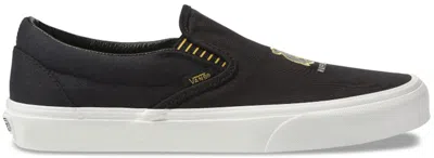 Pre-owned Vans Men's  Slipon Harry Potter Sneakers In Hufflepuff/black