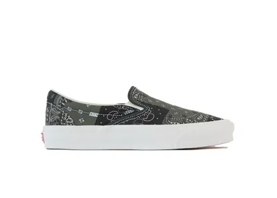 Pre-owned Vans Men's  Slipon Kith 10th Anniversary Sneakers In Bandana/scarab In Multi