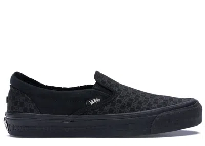 Pre-owned Vans Men's  Slipon Kith X Mastermind Japan Sneakers In Black