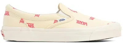 Pre-owned Vans Men's  Slipon Logo Sneakers In Rutabaga/calypso Core