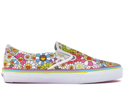 Pre-owned Vans Men's  Slipon Lx Murakami Flower Sneakers