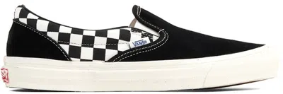 Pre-owned Vans Men's  Slipon Modernica Sneakers In Black/checkerboard