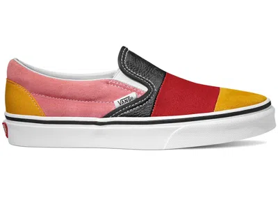 Pre-owned Vans Men's  Slipon Patchwork Sneakers In True White
