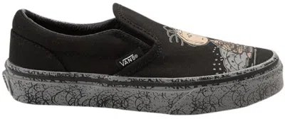 Pre-owned Vans Men's  Slipon Peanuts Sneakers In Pig Pen/frost Grey