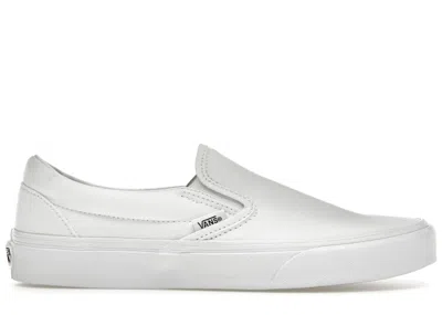 Pre-owned Vans Men's  Slipon Sneakers In True White