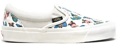 Pre-owned Vans Men's  Slipon Spongebob White Sneakers In Yellow