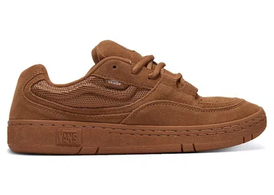 Pre-owned Vans Men's  Speed Long Sleeve Sneakers In Chipmunk In Brown