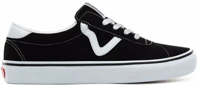 Pre-owned Vans Men's  Sport Suede Sneakers In Black/white