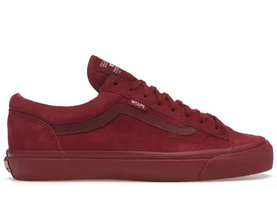 Pre-owned Vans Men's  Style 36 Og Wtaps Bordeaux Sneakers In Burgandy