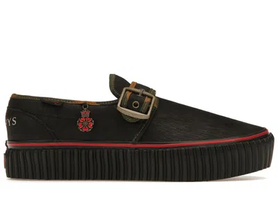 Pre-owned Vans Men's  Style 47 Creeper Horror Pack The Lost Boys Sneakers In Black/red/camo