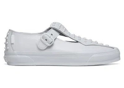 Pre-owned Vans Men's  Style 93 Mary Jane Lx Pearlized Sneakers In White