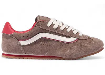 Pre-owned Vans Men's  Super Low Pro Sneakers In Walnut/white/red