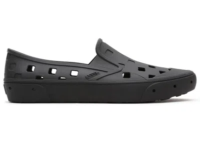 Pre-owned Vans Men's  Trek Slipon Triple Sneakers In Black