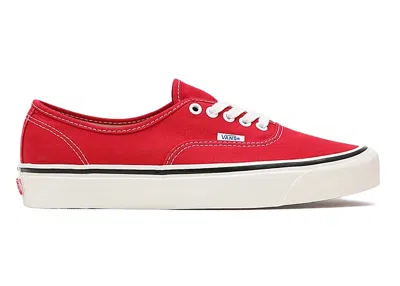 Pre-owned Vans Men's  Ua Authentic 44 Dx Anaheim Factory Racing Sneakers In Red/white In Multi