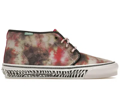Pre-owned Vans Men's  Ua Og Chukka Boot Lx Aries Pink Sneakers In Tie Dye/black/magenta