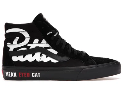 Pre-owned Vans Men's  Ua Sk8hi Reissue Vlt Lx Patta Mean Eyed Cat Sneakers In Black