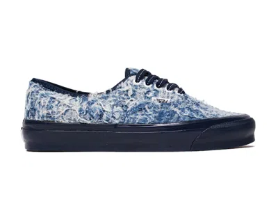 Pre-owned Vans Men's  Vault Og Authentic Lx Fdmtl (2021) Sneakers In Indigo/distressed