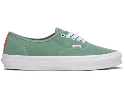 Pre-owned Vans Men's  Vault Og Authentic Lx Green Sneakers In Suede/loden In Brown