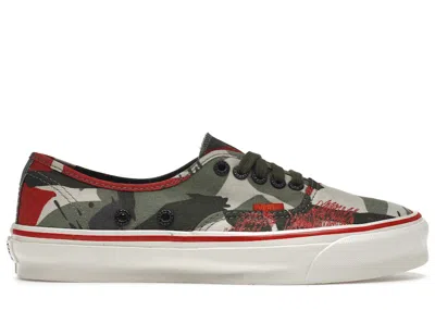 Pre-owned Vans Men's  Vault Og Authentic Lx Nigel Cabourn Sneakers In Army/camo