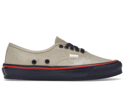 Pre-owned Vans Men's  Vault Og Authentic Lx Nigel Cabourn Sneakers In Natural/navy Blue