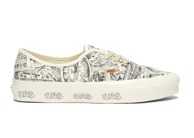 Pre-owned Vans Men's  Vault Og Authentic Lx Sns Sneakers In Marshmallow