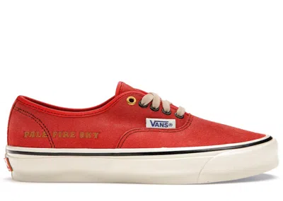 Pre-owned Vans Men's  Vault Og Authentic Sp Lx Julian Klincewicz Suede Cherry Red Sneakers In Hair Suede/cherry