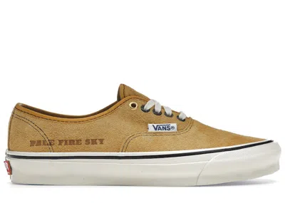 Pre-owned Vans Men's  Vault Og Authentic Sp Lx Julian Klincewicz Suede Sneakers In Hairy Suede/nugget Gold In Multi