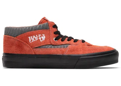 Pre-owned Vans Men's  Vault Og Half Cab Lx Better Gift Shop Hong Luck Kung Fu Club Sneakers In Burgundy/pewter In Multi